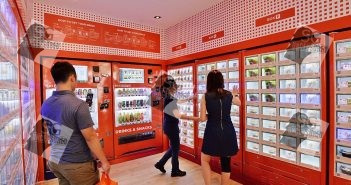 Singapore first vending machine cafe opened Singapore first vending machine cafe opened