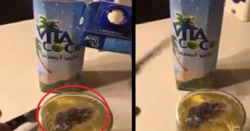 MAN FOUND PIECE OF SH*T IN VITA COCONUT WATER 2345566543253