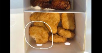 NETIZEN FOUND NUGGETS ALREADY GOT BITE MARKS! mcdonalds